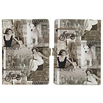 akashi Housse Etui Folio Akashi Design Hollywood Tablettes 9'' à 10''