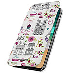 akashi Etui iPhone X / XS Housse Folio Portefeuille Akashi Paris mon amour