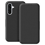 Avizar Étui pour Galaxy A37 Effet Carbone avec Porte-carte Anti RFID