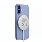 Mayaxess Chargeur Magsafe pour iPhone 16 Magnétique 15W Blanc