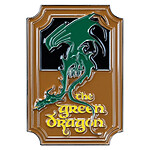 Le Seigneur des Anneaux - Aimant The Green Dragon (Enamel) 7 cm