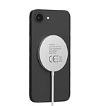 Mayaxess Chargeur pour iPhone 16e Magsafe Magnétique 15W Blanc