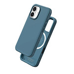 Rhinoshield Coque MagSafe pour iPhone 16 Plus Souple Antichoc Série SolidX Bleu
