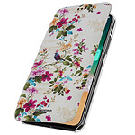 akashi Housse iPhone X / XS Etui Coque Portefeuille Chant d'oiseaux Akashi Multicolore
