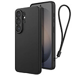 Avizar Coque pour Galaxy S26 Ultra Finition Mate avec Bords Surélevés et Dragonne Noir