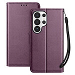 Avizar Étui Portefeuille pour Galaxy S26 Ultra avec Dragonne et Fonction Support Vidéo Violet Avizar Étui Portefeuille pour Galaxy S26 Ultra avec Dragonne et Fonction Support Vidéo Violet