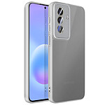 Avizar Coque Translucide pour Galaxy A57 Dos Givré Antichoc avec Lentilles Caméra Gris