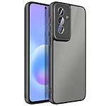 Avizar Coque Translucide pour Galaxy A57 Dos Givré Antichoc avec Lentilles Caméra Noir