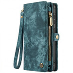 CaseMe Protection 2-en-1 pour Galaxy S26 avec Coque Détachable et Porte-Monnaie Bleu