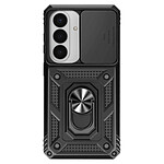Avizar Coque pour Galaxy S26 avec Bague Support et Cache Caméra Coulissant Noir