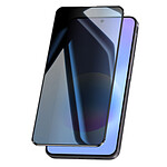 Avizar Protection d'Écran Anti-espion pour Galaxy A57 en Verre Trempé 9H Noir transparent