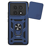 Mayaxess Coque Anneau pour Redmi Note 15 5G avec Cache Caméra Coulissant Bleu nuit