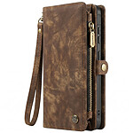 CaseMe Protection 2-en-1 pour Galaxy S26 avec Coque Détachable et Porte-Monnaie Marron