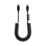 Native Union Câble USB-C vers USB-C 60W Spiralé 1.2m Série POP Charge Rapide Noir
