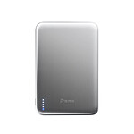 BMX Batterie Externe MagSafe SolidSafe Air 5000mAh Qi2 15W Finition Titane Argent
