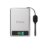 BMX Batterie Externe MagSafe SolidSafe 10000mAh Qi2 15W avec Écran et Câble USB-C Argent