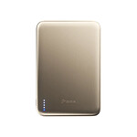 BMX Batterie Externe MagSafe SolidSafe Air 5000mAh Qi2 15W Finition Titane Dorée