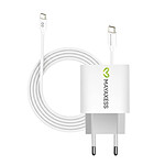 Mayaxess Chargeur Secteur pour Galaxy S23 20W + Câble USB-C 1m Blanc
