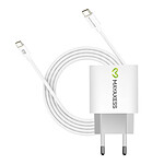 Mayaxess Chargeur Secteur pour Galaxy S23 Plus 20W + Câble USB-C 1m Blanc