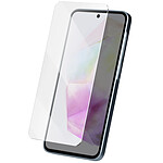 Avizar Verre Trempé 9H pour Galaxy A37 Ultra Résistant Antichoc Noir transparent