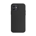 JUST IN CASE Coque pour iPhone 12 / 12 Pro en TPU Compatible Charge Sans Fil KickLite Noir