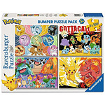 Pokémon - Pack 4 puzzles Copains  (4x100 pièces)
