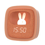 Mobility on Board Réveil Enfant avec Veilleuse Modèle Billy Touch Date et 3 Alarmes Marron