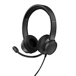 Trust Casque PC Circum-aural Stéréo Ayda USB-C avec Adaptateur USB-A et Micro ENC Noir