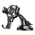 Baseus Support Voiture pour Smartphone à gravité Fixation Tableau de bord Noir / Argent Baseus Support Voiture pour Smartphone à gravité Fixation Tableau de bord Noir / Argent