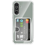 Avizar Coque pour Galaxy A36 / A56 avec Porte-cartes Intégré et Coins Renforcés Transparent