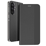 Avizar Étui pour Galaxy A57 Série Sensitive avec Fonction Support en Tissu Noir