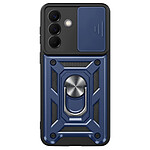 Mayaxess Coque pour Galaxy A57 avec Cache Caméra Coulissante et Bague Magnétique Bleu nuit
