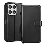 Mayaxess Étui Portefeuille pour Xiaomi 17 avec Dragonne et Fonction Support Noir