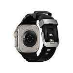Nomad Bracelet pour Apple Watch 44 / 45 / 49mm Fluoroélastomère avec Boucle en Titane Noir Nomad Bracelet pour Apple Watch 44 / 45 / 49mm Fluoroélastomère avec Boucle en Titane Noir