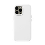 Rhinoshield Coque pour iPhone 16 Pro Modèle SolidX Antichoc compatible recharge sans fil Blanc
