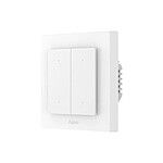 Aqara Interrupteur Intelligent H2 EU pour Volet Roulant et Lampe Encastrable Blanc