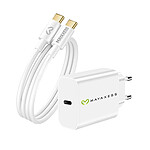 Mayaxess Chargeur Secteur pour Magic 7 Pro 20W + Câble USB-C 1m Blanc