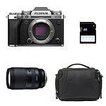 FUJIFILM X-T5 Silver + TAMRON 18-300mm + Sac + Carte SD 8 Go FUJIFILM X-T5 Silver + TAMRON 18-300mm + Sac + Carte SD 8 Go