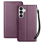 Avizar Étui Portefeuille pour Galaxy S26 Plus avec Dragonne et Fonction Support Vidéo Violet Avizar Étui Portefeuille pour Galaxy S26 Plus avec Dragonne et Fonction Support Vidéo Violet