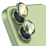 Rhinoshield Protection d'Objectif Caméra pour iPhone 16 / 16 Plus / 17 Anti-Rayures Vert