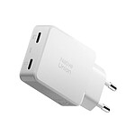 Native Union Chargeur Double Port USB-C 65W Power Delivery GaN Charge Rapide Blanc