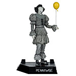Ça Welcome to Derry Movie Maniacs - Figurine Pennywise (Black &amp White) 16 cm