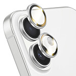 Rhinoshield Protection d'Objectif Caméra pour iPhone 16 / 16 Plus / 17 Anti-Rayures Argent