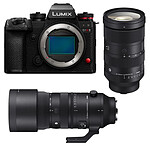 PANASONIC Lumix S1R II + Objectif Sigma 24-70mm f/2.8 DG DN II Art + Sigma 70-200mm f/2.8 DG DN OS SPORT