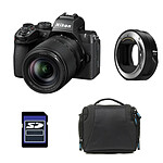 NIKON Z50 II + Z 18-140 + Sac + Carte SD 8 Go + Bague FTZ II