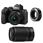 NIKON Z50 II + Z 16-50 + Z 50-250 + Adaptateur FTZ II