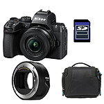 NIKON Z50 II + Z 16-50 + Sac + Carte SD 8 Go + Adaptateur FTZ II