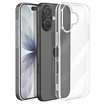 Mayaxess Coque pour iPhone 17 Antichocs Silicone Souple Bords Renforcés Transparent