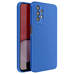 Avizar Coque pour Samsung Galaxy A04s Silicone Protection Caméra Renforcée Bleu