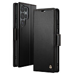 CaseMe Étui Portefeuille pour Galaxy S26 Ultra Anti-RFID Effet Cuir Brillant Noir
